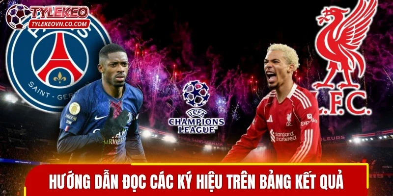 Hướng dẫn đọc các ký hiệu trên bảng kết quả trận đấu
